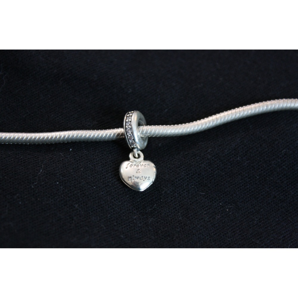 Pandora Forever & Always Heart‎ Locket Charm Women Silver My Beautiful Wife